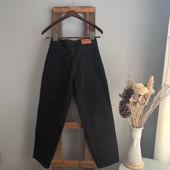 Nasty Gal Organics Mills Mom Black Jeans Size 6 New With Tags - Picture 2 of 5